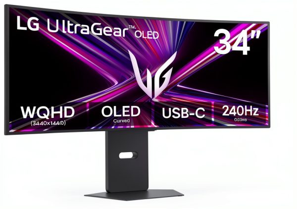 LG UltraGear OLED Curved Gaming Monitor 34 Inch 240Hz-0