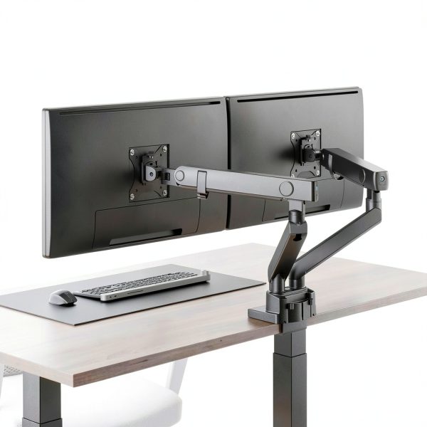 Amer Mounts HYDRA2B Dual Monitor Arm Heavy Duty Spring-6