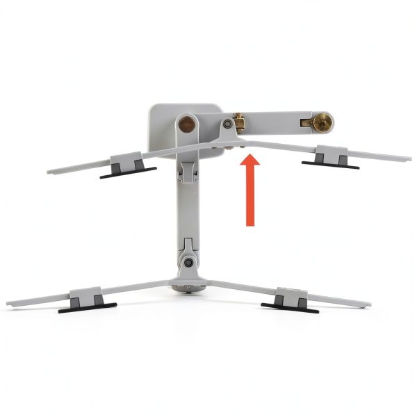 Pavo Dual Monitor Arm White Metal Desk Mount VESA-2