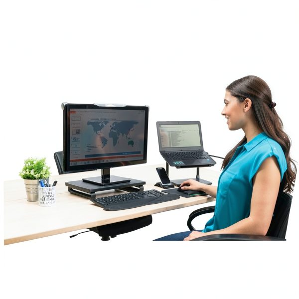 Kensington Monitor Stand Ergonomic Height Adjustable Office-2