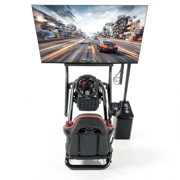 Pavo Monitor Stand Adjustable Height Mobile Gaming TV Mount-3
