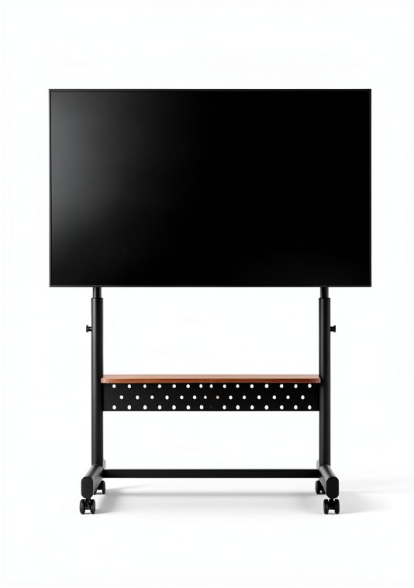 Pavo Universal Rolling TV Stand Steel Mobile Mount Home-1