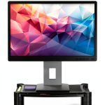 Adjustable Monitor Stand Ergonomic Desk Riser with Storage-0