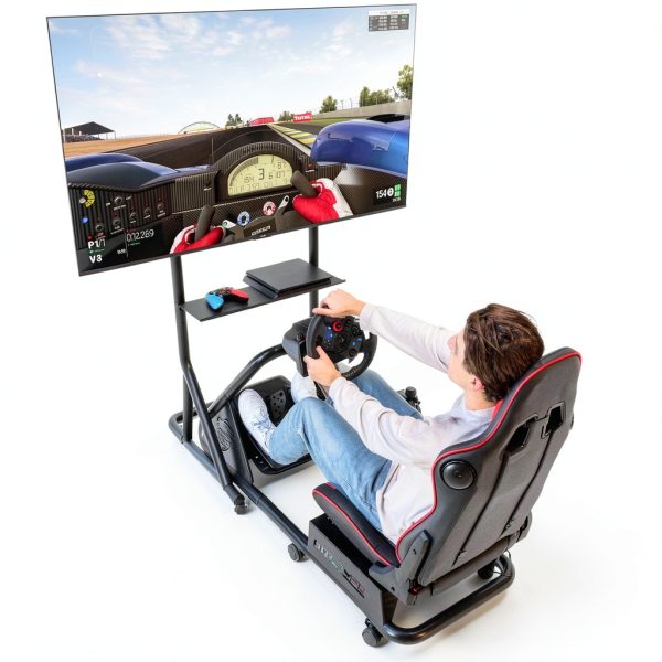 Pavo Monitor Stand Adjustable Height Mobile Gaming TV Mount-2
