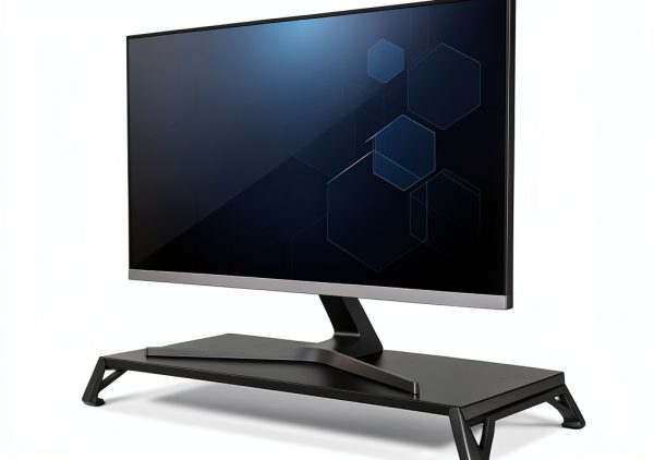Allsop Monitor Stand Adjustable Height Ergonomic Black-4