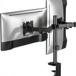 ACGAM Dual Monitor Arm Steel Mount VESA Desk Clamp-0