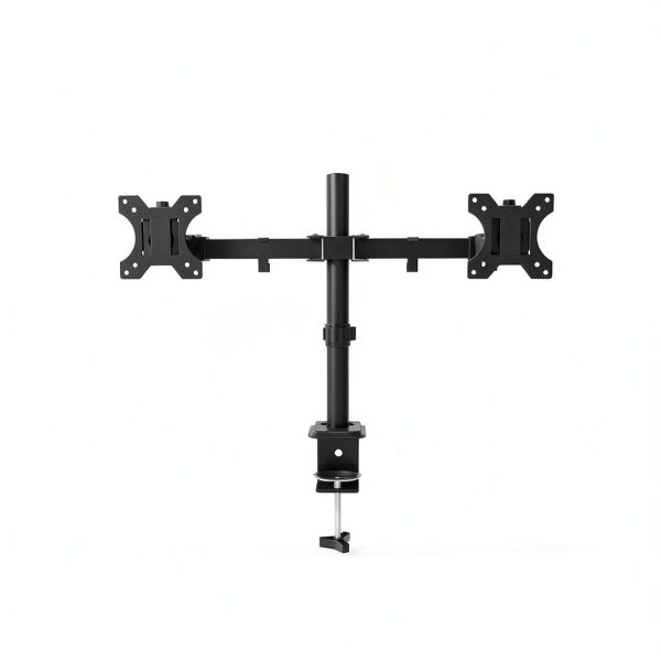 Dual Monitor Arm Heavy Duty Steel Desk Mount for 32 Inch-0