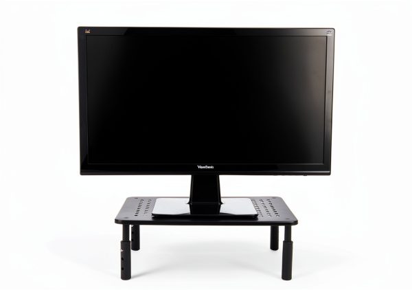 Mind Reader Iron Monitor Stand Ventilated Metal Riser-4